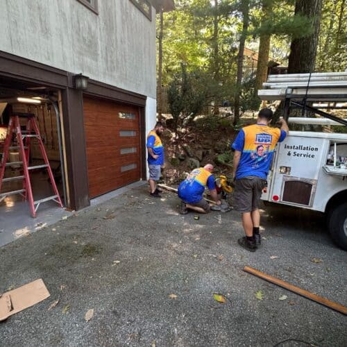 berwyn wood doors install
