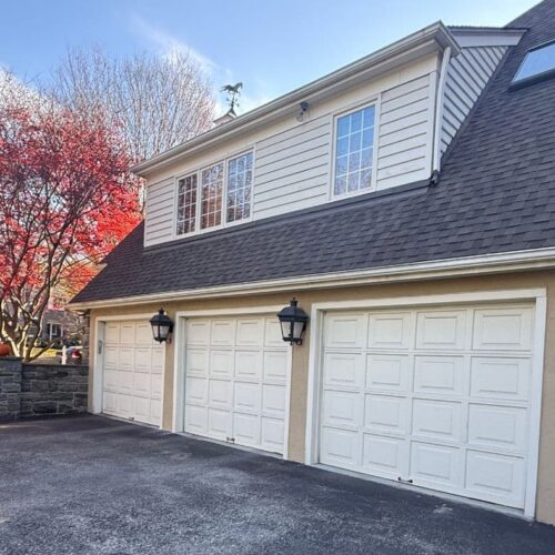 before faux wood doors