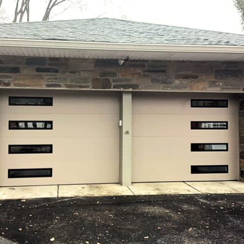 sandstone door after