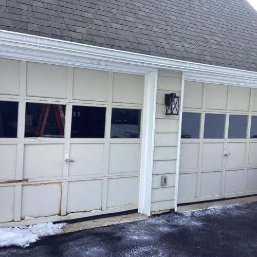 Before Clopay Steel Series Upgrade in Glen Mills