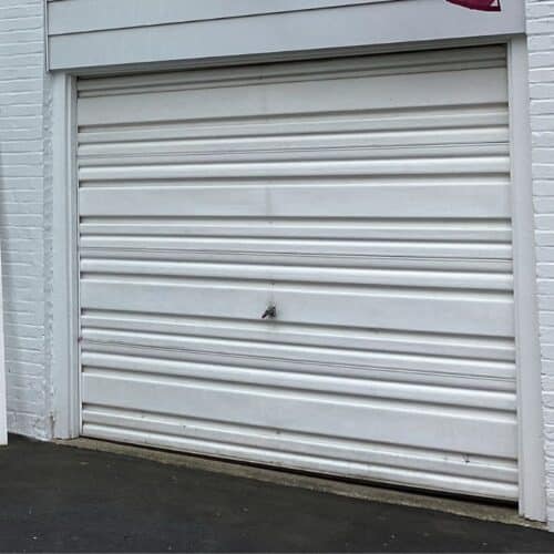 Old, White & Worn Door in Springfield