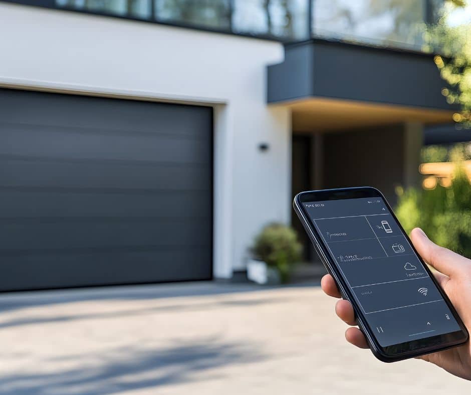 smart garage phone